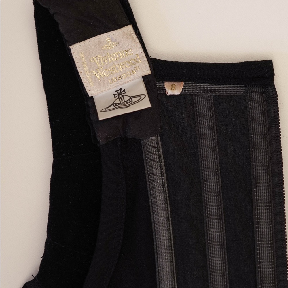 Vivienne Westwood Black Satin Corset - Picture 6 of 6